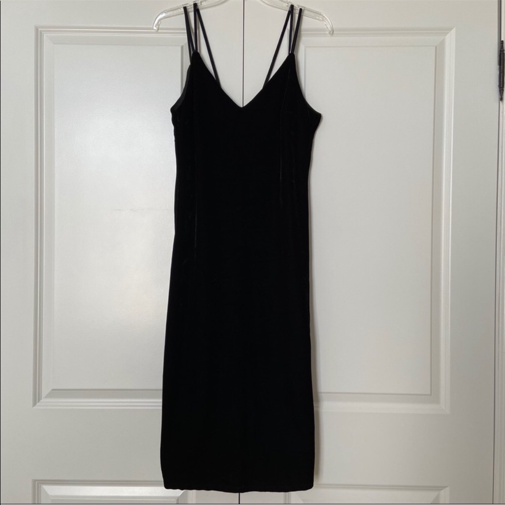 Dex Black Midi Dress
